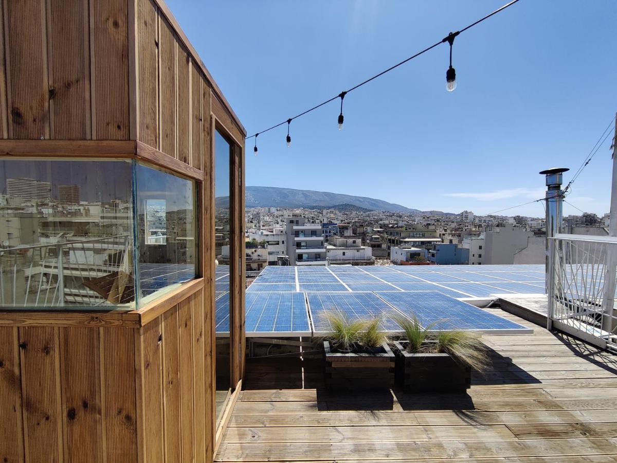 Unique Solar Penthouse With Jacuzzi And Sauna In Central Athens Luaran gambar