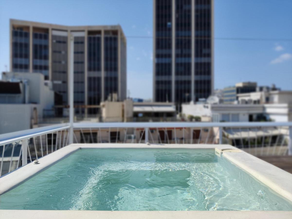 Unique Solar Penthouse With Jacuzzi And Sauna In Central Athens Luaran gambar