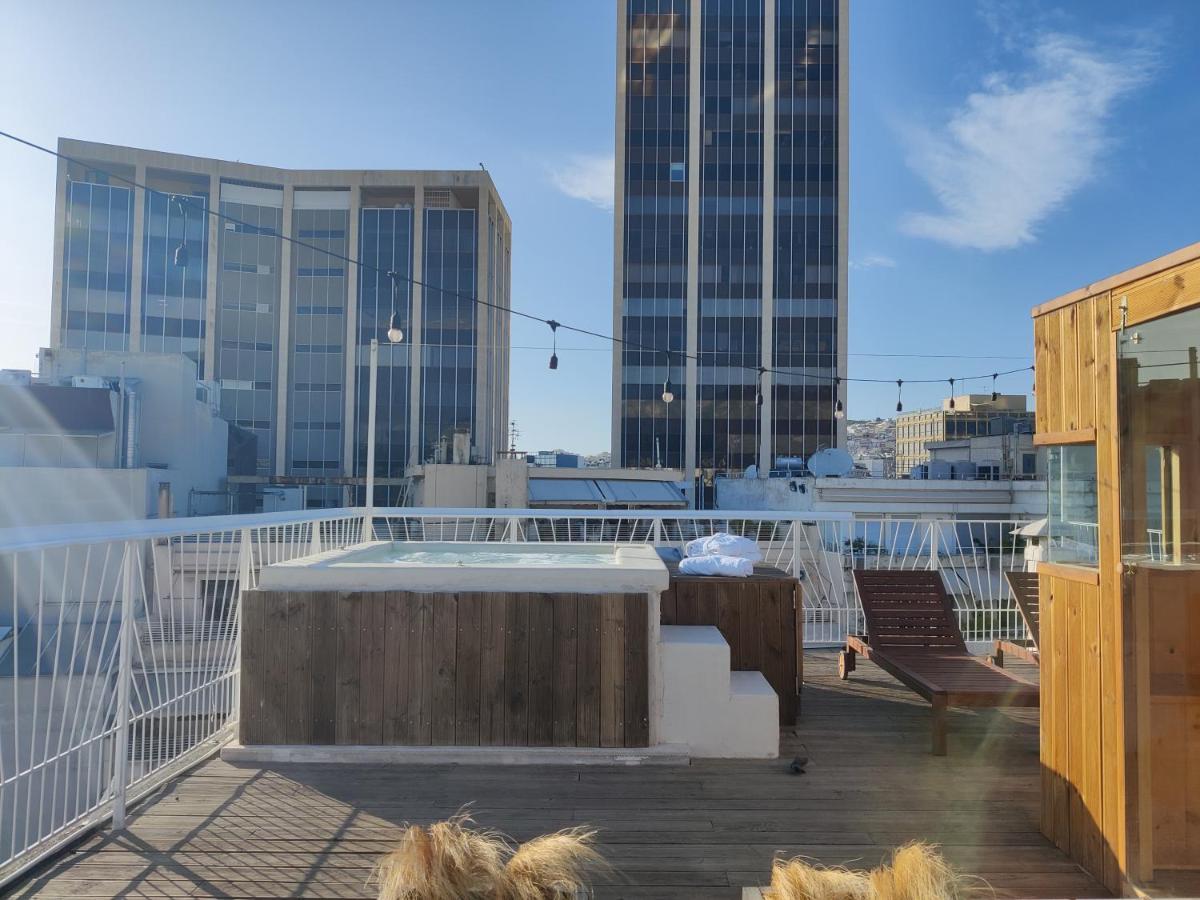 Unique Solar Penthouse With Jacuzzi And Sauna In Central Athens Luaran gambar